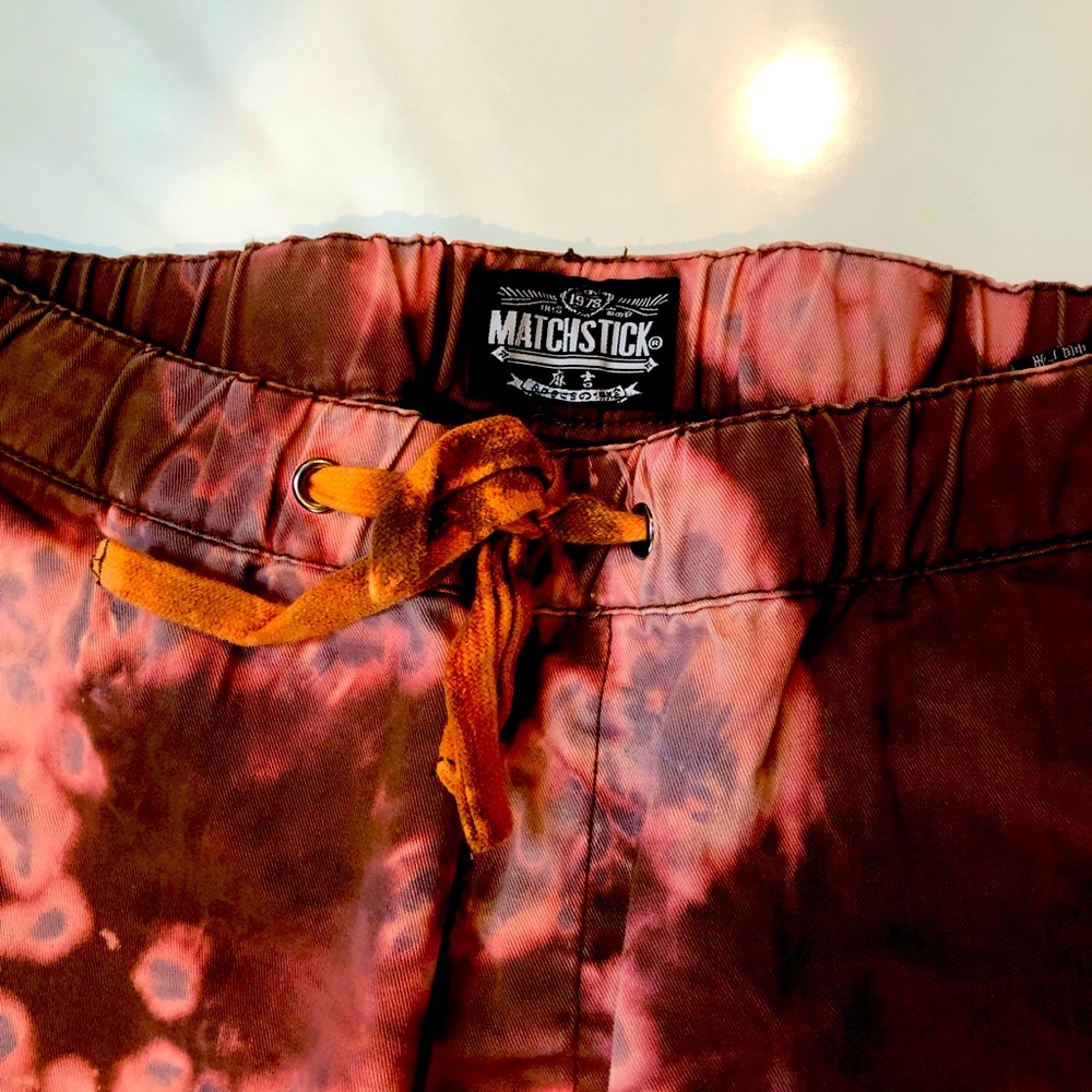 One-of-a-kind drawstring cotton joggers